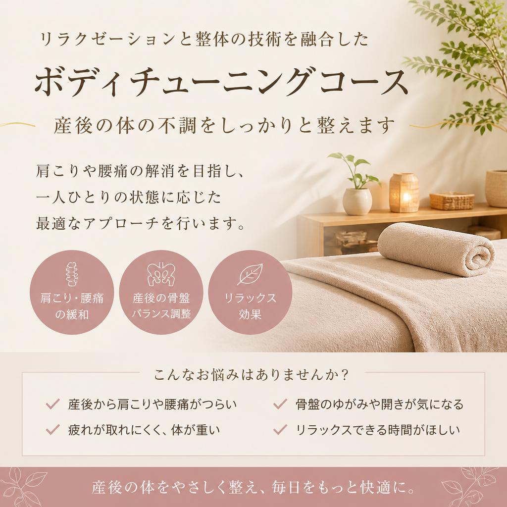 整体とボディチューニングの融合