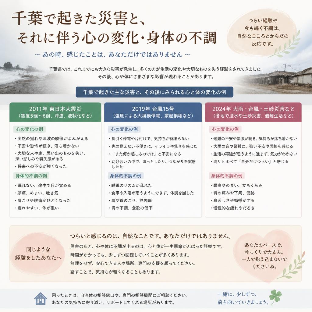 千葉の災害とその後の心情