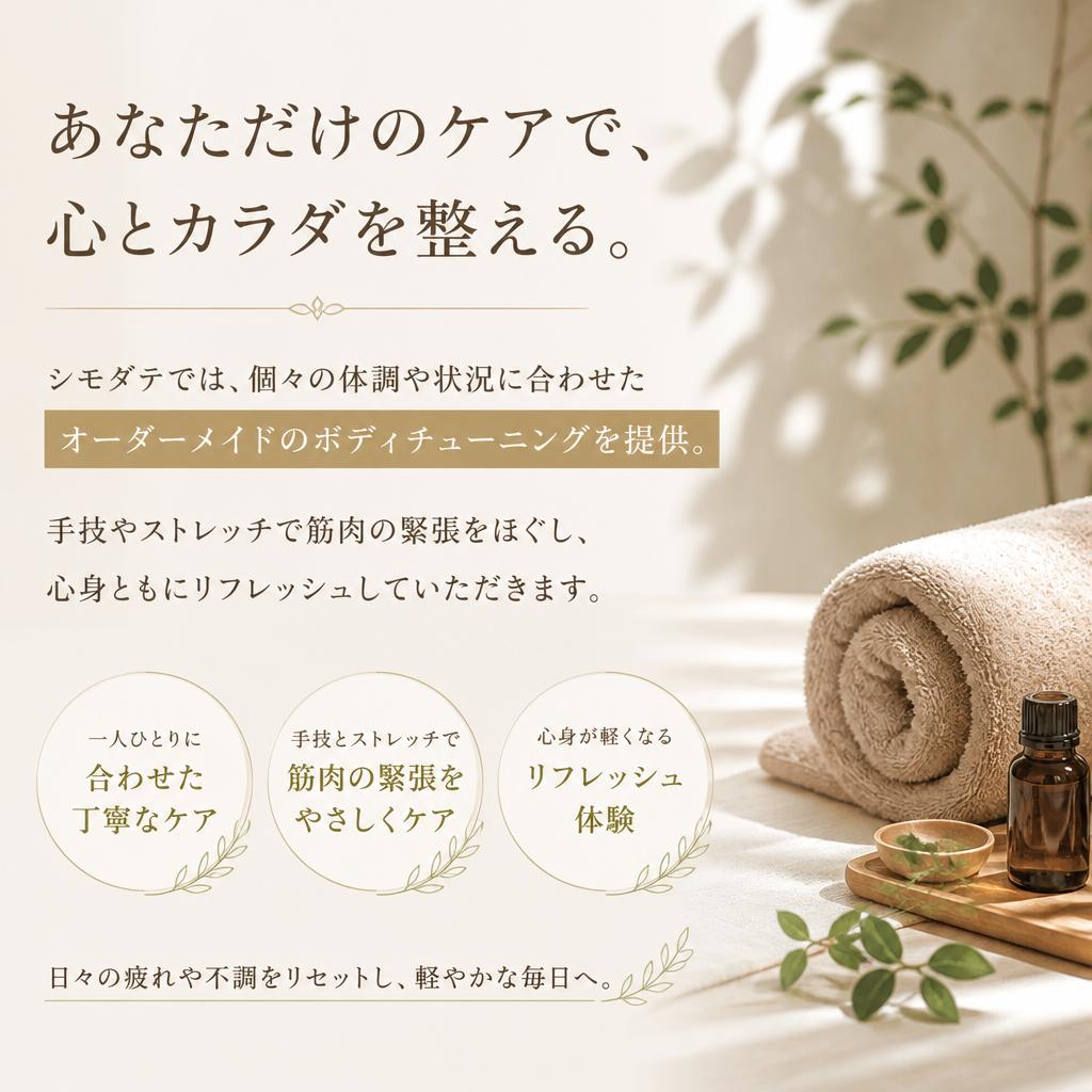 オーダーメイドのボディティーチング