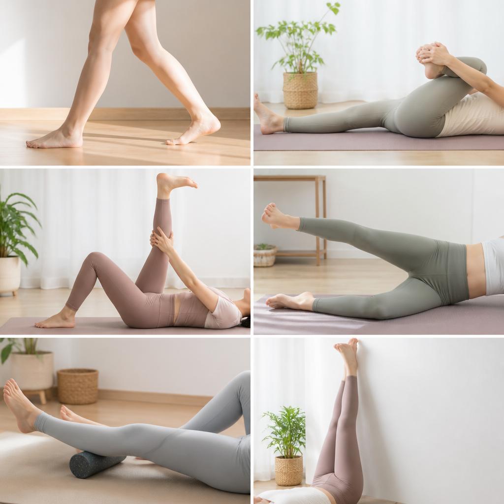 2. 簡単にできる足のむくみ解消ストレッチ